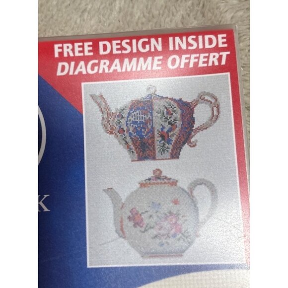 DMC Aida 18 Count 20" X 30" Extra Large Needlework Fabric Beige - Picture 4 of 4